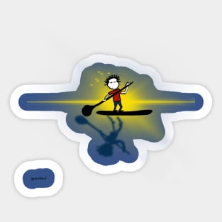 Paddle surf Sticker